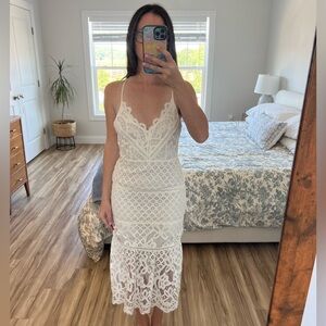 Lovers + Friends Tilly Midi Dress Revolve NWT